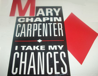 <span class="mw-page-title-main">I Take My Chances</span> 1994 single by Mary Chapin Carpenter