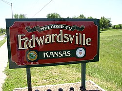 Panneau d'entrée à Edwardsville