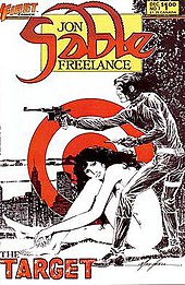 Cover to Jon Sable Freelance #7. Art by Mike Grell. Jonsablefreelance7.jpg