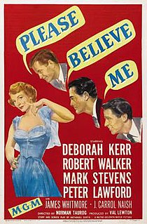 <i>Please Believe Me</i> 1950 film by Norman Taurog