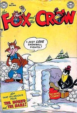 The Fox and the Crow #1 (Jan. 1952). Cover artist unknown.