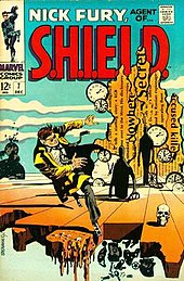 Nick Fury: Agent of S.H.I.E.L.D. #7 (December 1968)
Cover art by Jim Steranko, whose work here owes a debt to Salvador Dali Nick Fury7.jpg