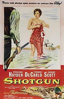 <i>Shotgun</i> (1955 film) 1955 film by Lesley Selander