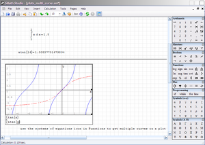 Windows XP-де SMath Studio v0.82