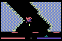 The Kryptonite combat zone (Atari 8-bit)