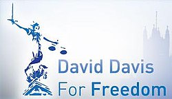 The logo of the campaign David Davis for Freedom logo.JPG