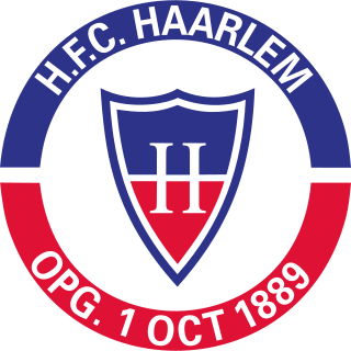 HFC Haarlem was a Dutch football club from the city of Haarlem, established in 1889 and dissolved in 2010. The club won the Eredivisie in 1946 and reached five Cup finals, winning in 1902 and 1912. Haarlem reached the second round of the 1982–83 UEFA Cup, losing to Spartak Moscow of the Soviet Union.
