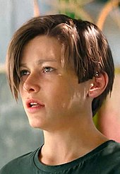 Body double Jude Collie as John Connor in Terminator: Dark Fate, using facial motion capture from Edward Furlong. John Connor (Terminator Dark Fate).jpg