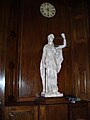 Lady Liberty with the scales of justice in the Rhode Island Supreme Court