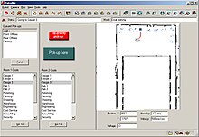 Robot GUI display showing battery voltage and other proprioceptive data in lower right-hand corner. The display is for user information only. Autonomous robots monitor and respond to proprioceptive sensors without human intervention to keep themselves safe and operating properly. MobileEyesIntel.jpg