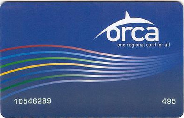 The former ORCA card design