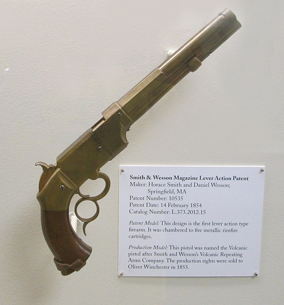 File:Smith & Wesson Patent model (Volcanic) Pistol.jpg