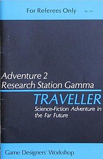 <i>Traveller Adventure 2: Research Station Gamma</i> Tabletop science-fiction role-playing game supplement