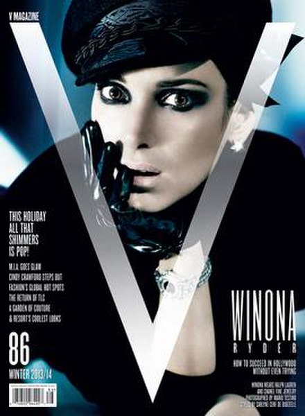 Cover of the November–December 2013 issue, featuring Winona Ryder