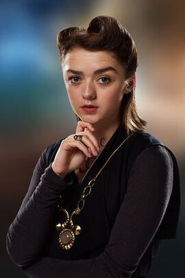 Promotional picture of Maisie Williams as Ashildr