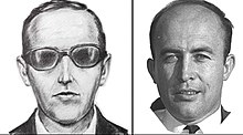 The 1971 sketch of Cooper's description, and photo of Peterson from around the same time. Cooper-Peterson.jpeg