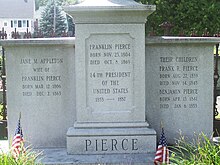 Grave of President Franklin Pierce FranklinPiercegrave.jpeg