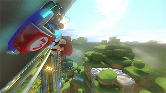 Anti-gravity racing introduced in Mario Kart 8