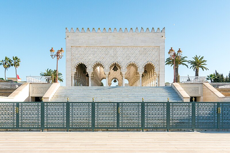 File:Mausoleum of Mohammed V - western pavillion.jpg