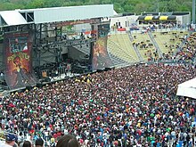 Rock on the Range's Main Stage at Columbus Crew Stadium in 2008 ROTR2008mainstage.jpg