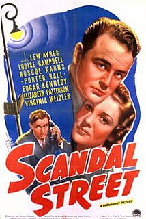 <i>Scandal Street</i> 1938 film by James P. Hogan