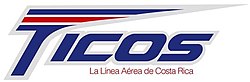Ticos Air логотипі
