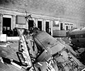 PRR 4876 after the crash in Union Station