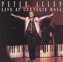 Peter Allen Carnegie Hall.jpg'de Canlı Görüntülendi