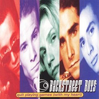 Quit Playing Games (with My Heart) 1996 single by Backstreet Boys