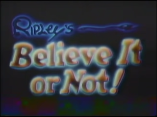 <i>Ripleys Believe It or Not!</i> (1982 TV series) American documentary TV series (1982–1986)