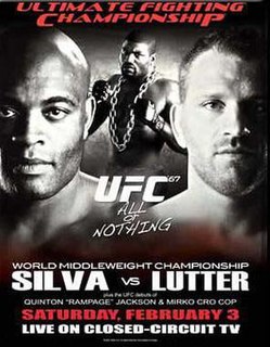 UFC 67 UFC mixed martial arts event in 2007