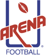 The league's inaugural logo, used from 1987 to 2002. Arena Football.png