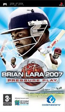 Brian Lara 2007 Tekanan Bermain cover.jpg