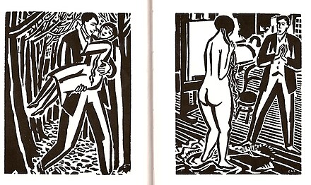 Wordless woodcut novels such as those by Frans Masereel were an early influence.