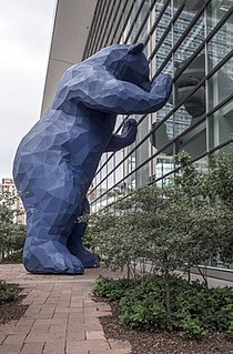 <i>I See What You Mean</i> (Argent) Sculpture in Denver, Colorado, U.S.