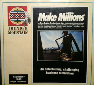 Make Millions is a business simulation game developed by Tom Snyder Productions and released for the Macintosh in 1984.