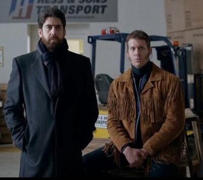 Mr. Numbers (Adam Goldberg, left) and Mr. Wrench (Russell Harvard, right)