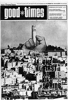 Cover of Good Times (April 9, 1971) Sf good times apr 9 1971 cover.jpg