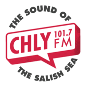 The logo of CHLY 101.7FM - The Sound of the Salish Sea.png