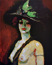 Woman with Large Hat (Femme au grand chapeau), 1906, oil on canvas, 100 cm × 81 cm (39 in × 32 in)