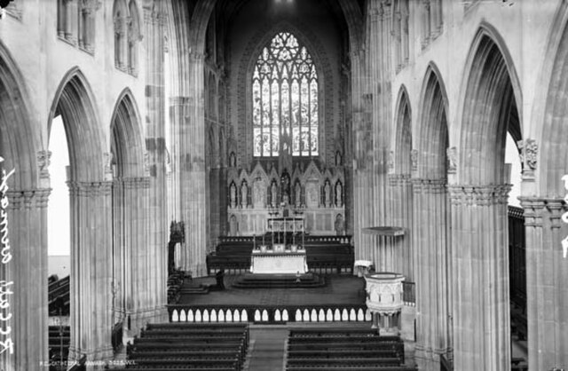 Interior of the cathedral as completed in 1873