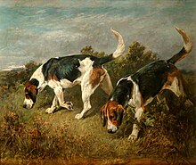 New Forest Buckhounds oleh John Emms.jpg