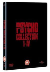 2003 DVD box set of the first four main films (UK) Psycho DVD set.JPG