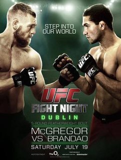 UFC Fight Night: McGregor vs. Brandao UFC mixed martial arts event in 2014