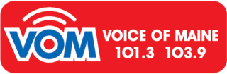 <span class="mw-page-title-main">WVOM-FM</span> News/talk radio station in Howland–Bangor, Maine