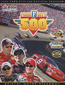 2004 Food City 500 program penutup.