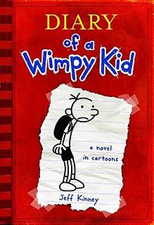 <i>Diary of a Wimpy Kid</i> (book) 2007 novel by Jeff Kinney