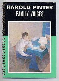 <i>Family Voices</i> play written by Harold Pinter