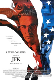 <i>JFK</i> (film) 1991 American biographical thriller film directed by Oliver Stone