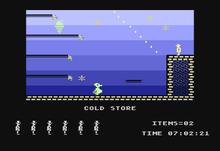 Atari 8-bit version Jet Set Willy Atari 8-bit PAL screenshot.png